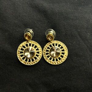 Elegant Gold-Tone Earrings